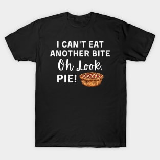 Funny Family Thanksgiving Pie Fun Friendsgiving T-Shirt